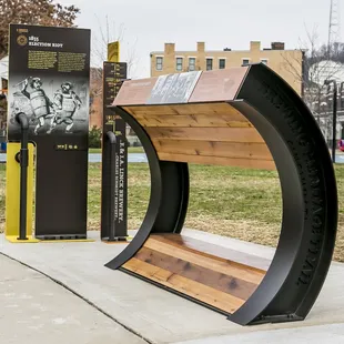 Signage along the Brewing Heritage Trail tells stories of Cincinnati's beer soaked past.