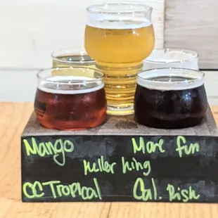 All good selection, I would order all of them as individual drinks
