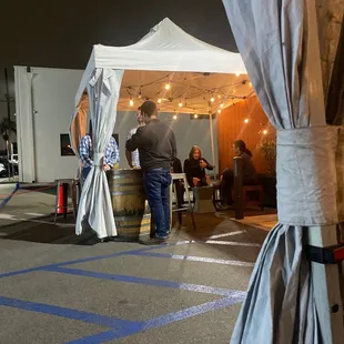 Outside area