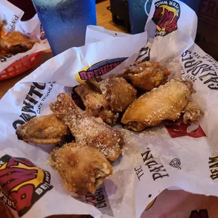 Garlic Parmesan wings