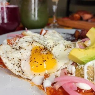 a plate of food on a table