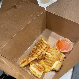 Mini bite cheese sandwich