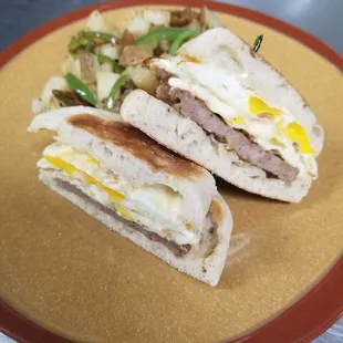Breakfast sandwich on point!