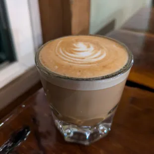 Cortado at Brewskie's in Asheboro