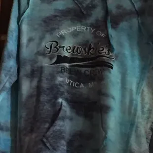 a tie dye shirt