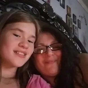 a woman and a young girl