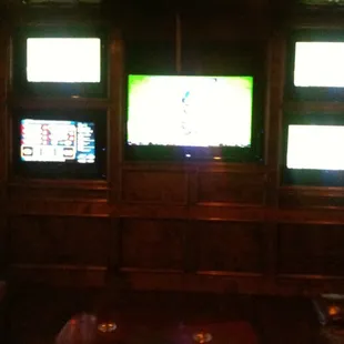 tvs on the wall