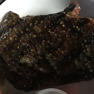 $10 Thursday ribeye. Pretty darn good and cooked to medium.