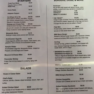 New menu!!!! Ohhhh sooooo good!!!