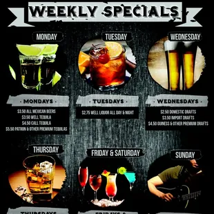 WEEKDAY SPECIALS