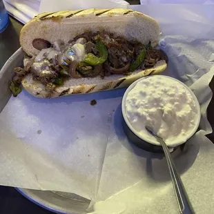 Philly cheese steak