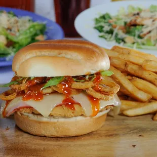 Sweet Chili Chicken Stacker, flavorful and filling!