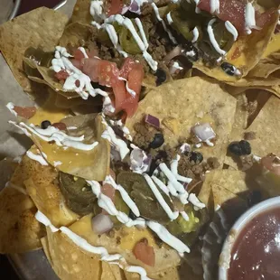 nachos, food