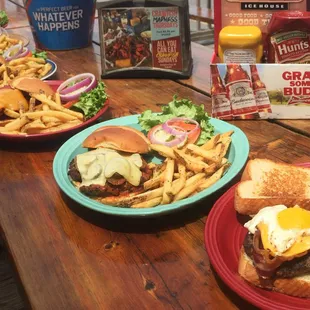 Plenty of specialty burgers.