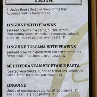 24$ for a pasta missing half the stuff
