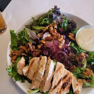 Cranberry-Walnut Chicken Salad