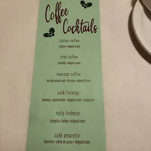 Coffee Cocktails