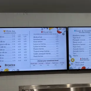 Menus