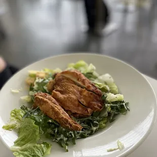 Arugula Caesar Salad w Chicken