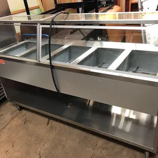 5 compartment steam table