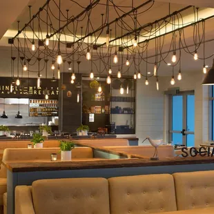 seating and lighting