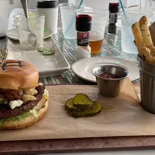 Black and Blue Burger