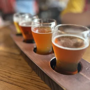 Flight of beers