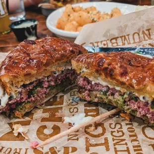 GONZO burger and tots