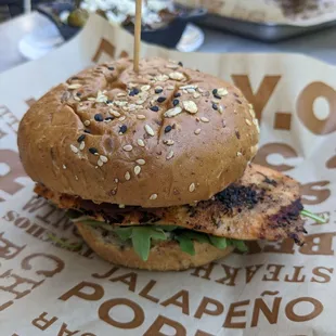 Blackened Salmon Sandwich