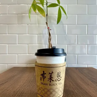 Hot Ginger Jujube Milk Tea /