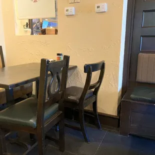 Inside the restaurant