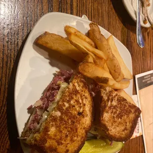 Irish Reuben on wheat