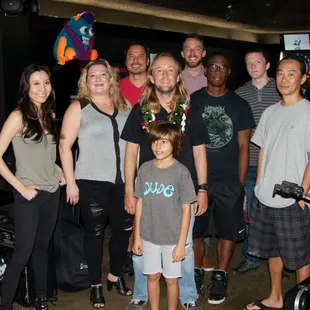 Brian with his students