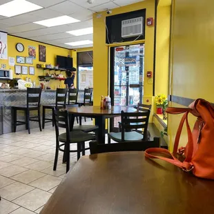 the interior of a restaurant