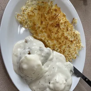 Country Benedict with Hashbrowns