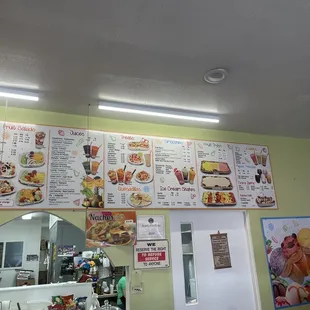 Menu - prices on menu are not updated be aware when ordering 2023