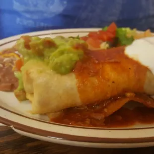 Beef chimichanga
