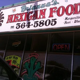 Outside of restaurant