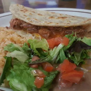 Beef quesadilla