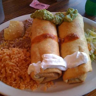 Massive chimichangas!