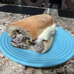 Chicago Style Italian Roast Beef (My plate , my counter)