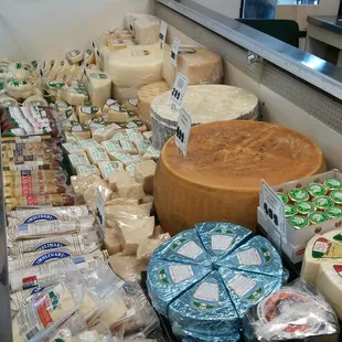 We carry a great selection of imported and domestic Italian cheeses.
