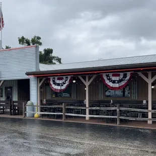 View from nice, large parking lot