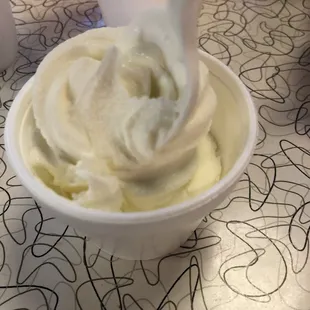 Complimentary ice cream