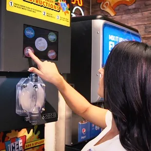 Pick Your Own flavor Shot with Our ICEE Slushi Machine