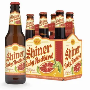 Spoetzl Brewery, Shiner Ruby Redbird Grapefruit, 6 Pack Bottles