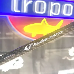 Hawaiian custom popping and plugging rod
