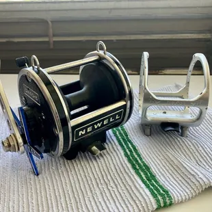 Before photo of how the original reel looked and needed servicing.