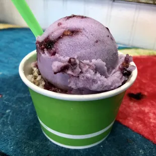 Huckleberry ice.
