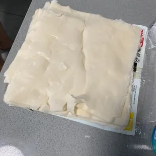 uncooked dough